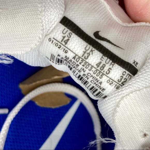 NIKE AIR ZOOM PEGASUS 36 PLATINUM TINT ROYAL WHITE - Picture 6 of 9